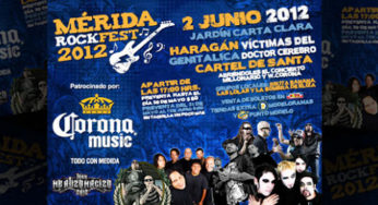 Merida RockFest 2012 – 02 de Junio – Haragan – Victimas del Dr Cerebro – Genitalica – Cartel de Santa