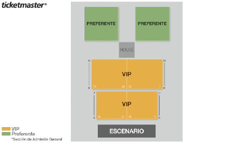 Mapa de Secciones para Miembros al Aire en Merida