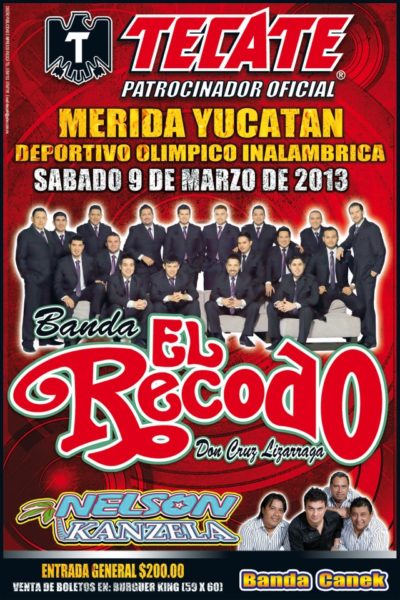 Banda el Recodo en Merida 2013