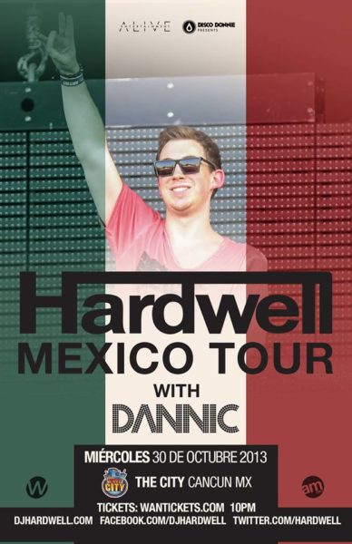 Hardwell en Cancun - Octubre 2013