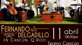 Fernando Delgadillo en el Teatro de Cancun este 11 de Abril