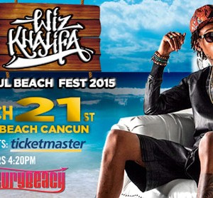 Wiz Khalifa Cancun 2015 Cartel de Santa