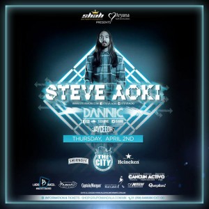 Steve Aoki Cancun 2015