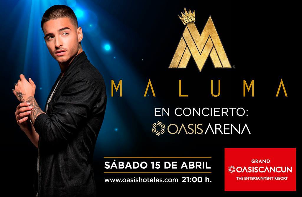 Maluma en Cancún