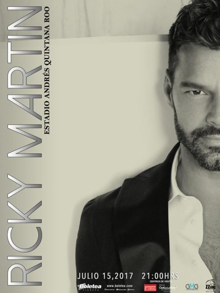 Ricky Martin en Cancún 2017