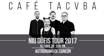 Café Tacvba en Cancún – Tour Niu Gueis – 28 de octubre