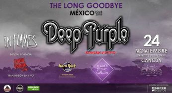 CANCELADO ? Deep Purple en Cancún, 24 de noviembre de 2018, Estadio Beto Ávila