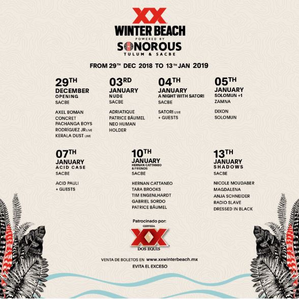 xx winter beach 2018 cartel