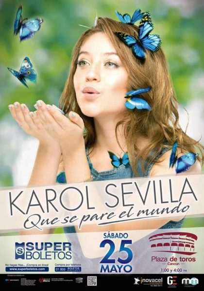 Karol Sevilla en Cancún