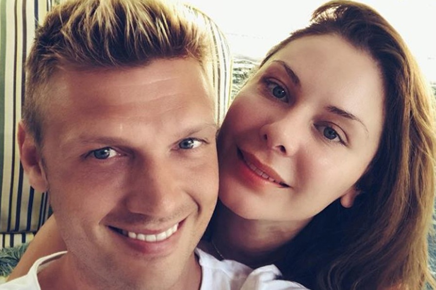 Nick Carter y su esposa