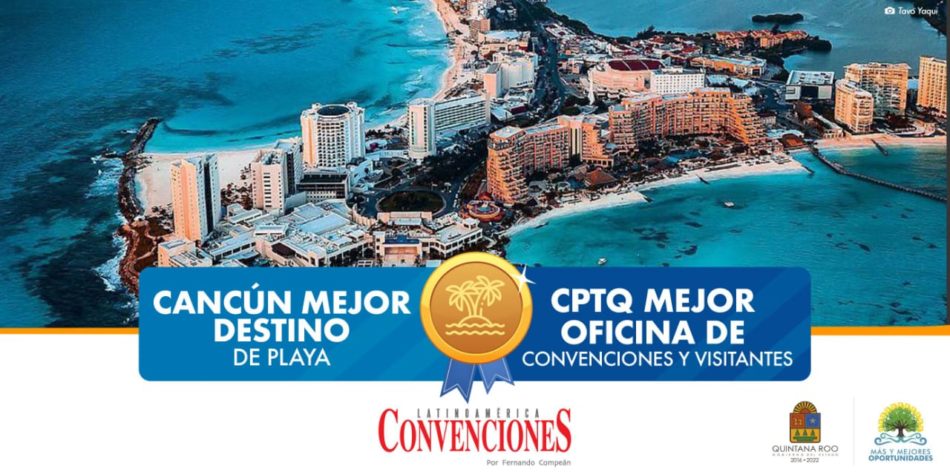 Reconocen a Cancún como Mejor Destino de Playas