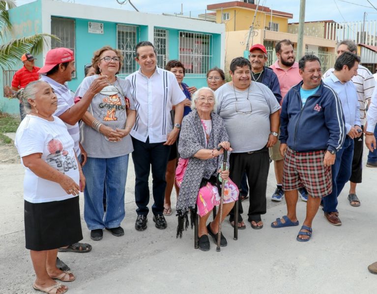 Vecinos de Chetumal satisfechos por mejoras en la red de agua potable