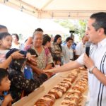 corte de rosca de Reyes en Chetumal