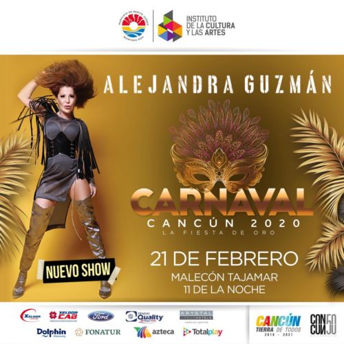 Concierto de Alejandra Guzmán en Carnaval de Cancún