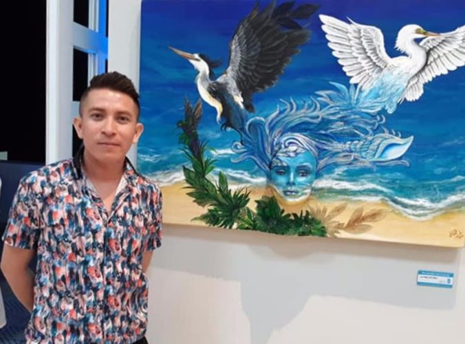 Artistas locales exponen las maravillas de Cozumel