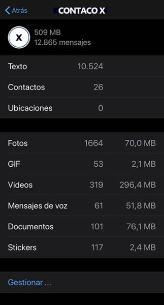 Cómo eliminar los archivos recibidos por WhatsApp sin aplicaciones adicionales