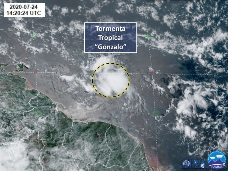 Protección Civil mantiene vigilancia sobre la tormenta tropical Gonzalo