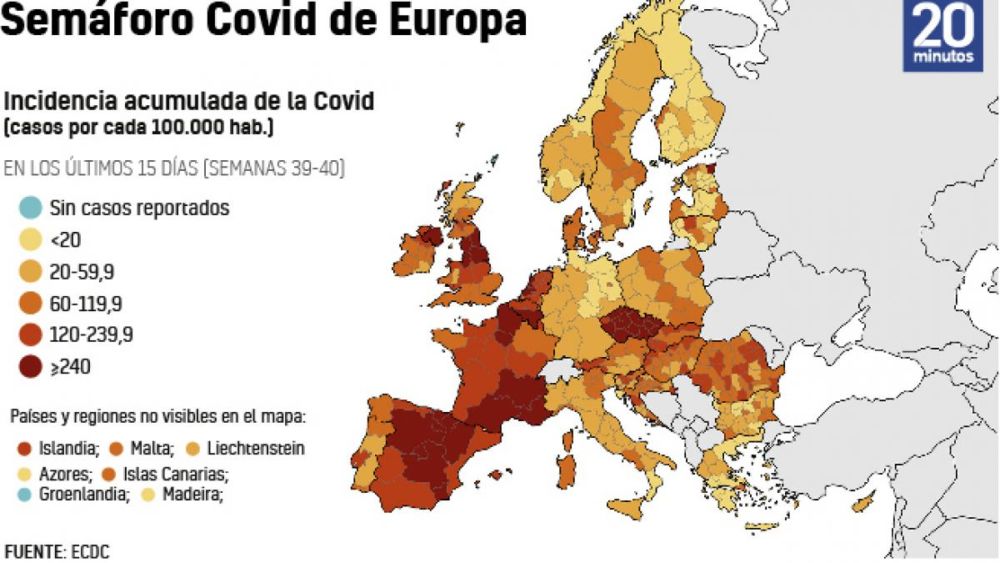 Europa implementará semáforo de riesgo que utiliza México ante Covid-19