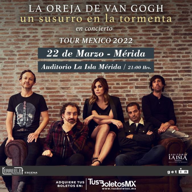 Anuncian concierto de La Oreja de Van Gogh en Mérida: Boletos y puntos de venta
