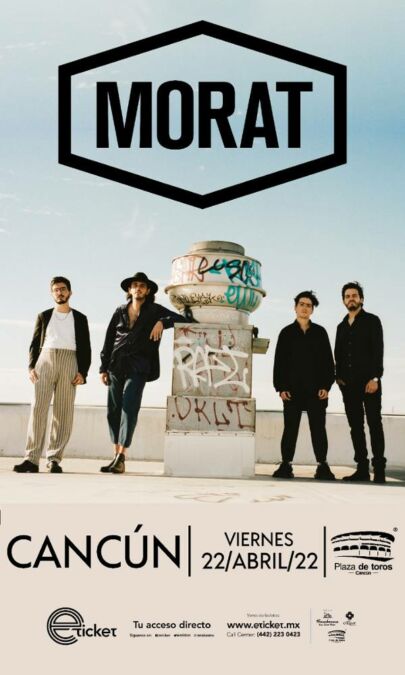 Concierto de Morat en Cancún este 22 de abril en la Plaza de Toros