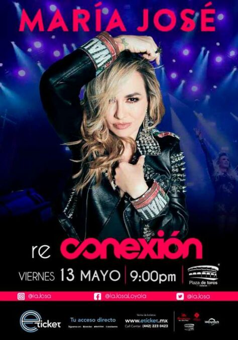 Todo sobre el próximo concierto de María José en Cancún re Conexión