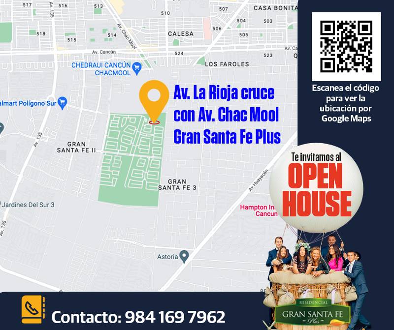 Todo listo para el Open House de Gran Santa Fe Plus Cancún