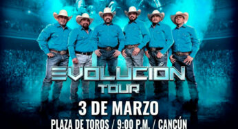 Intocable en Cancún el próximo 3 de marzo en la Plaza de Toros