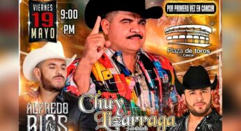 El Komander y Chuy Lizarraga en Cancún en la Plaza de Toros