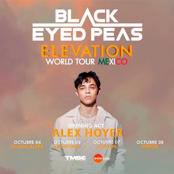 Danna Paola y Alex Hoyer invitados especiales de Black Eyed Peas en Cancún