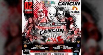 Lucha Libre AAA en Cancún este sábado 2 de diciembre