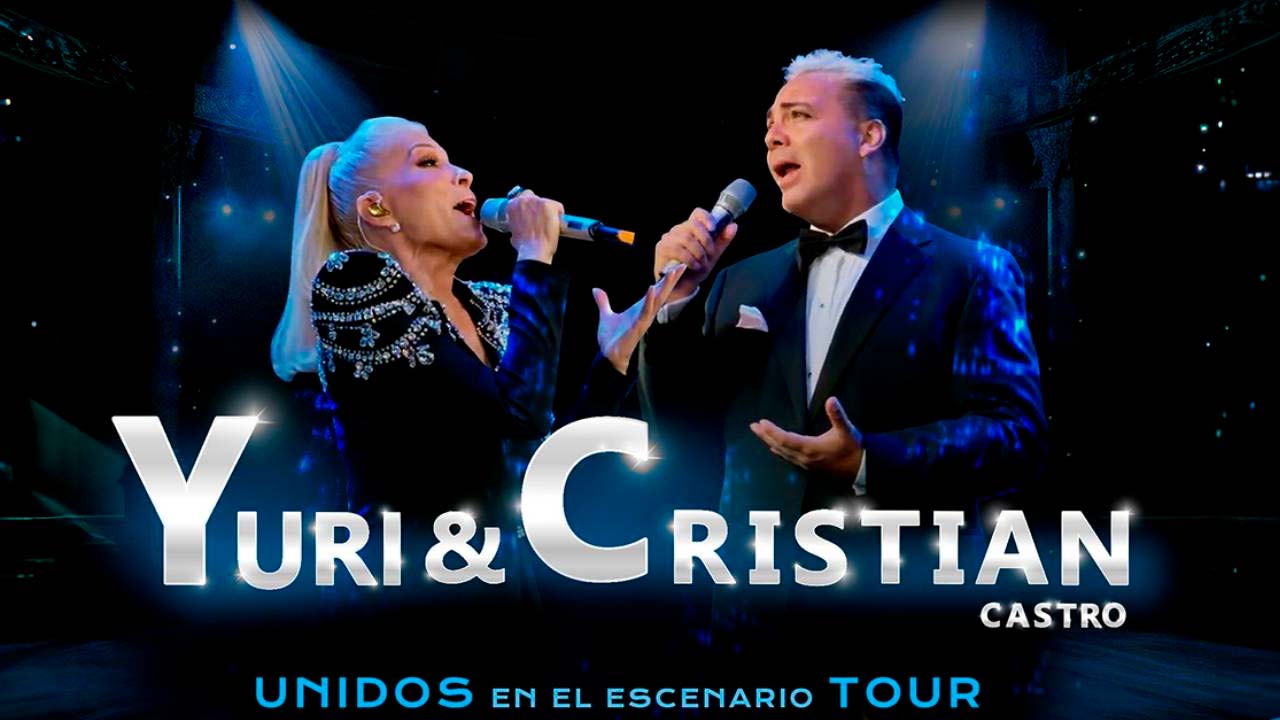 Yuri y Cristian Castro en Cancún juntos por primera vez este 2024