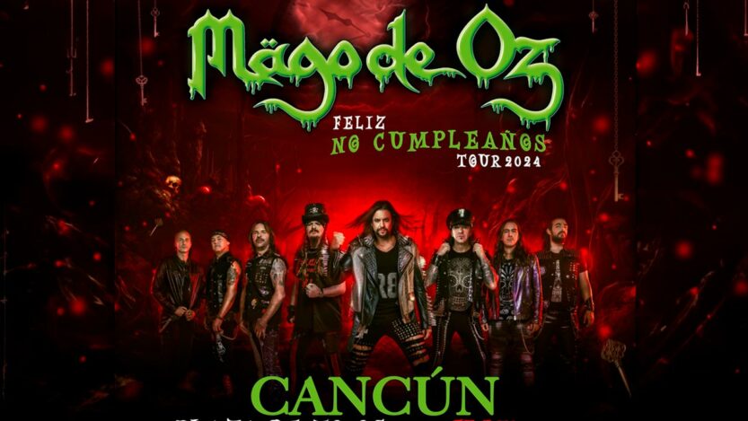 Mago de Oz en Cancún presentando el Tour Feliz No Cumpleaños