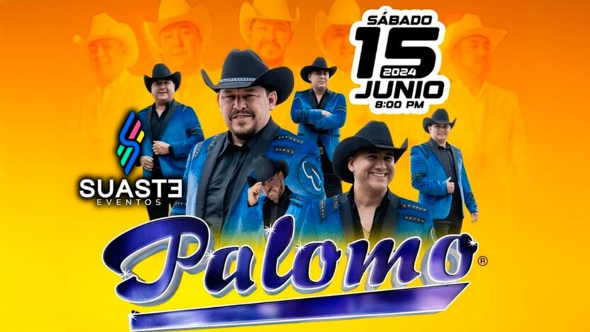 Grupo Palomo en Cancún el 15 de Junio en el Estadio Beto Ávila