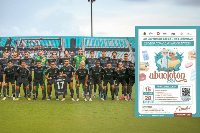 CANCÚN FC SE UNE A LA CAMPAÑA ABUELOTÓN 2024