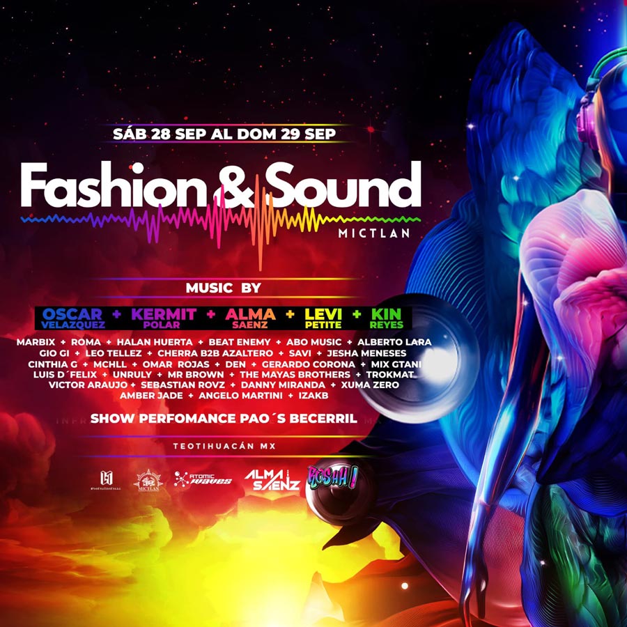 Fashion & Sound en Teotihuacán: Un festival que fusiona moda y electrónica