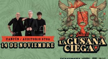 La Gusana Ciega en Cancún este 14 de Noviembre en el Auditorio STOA