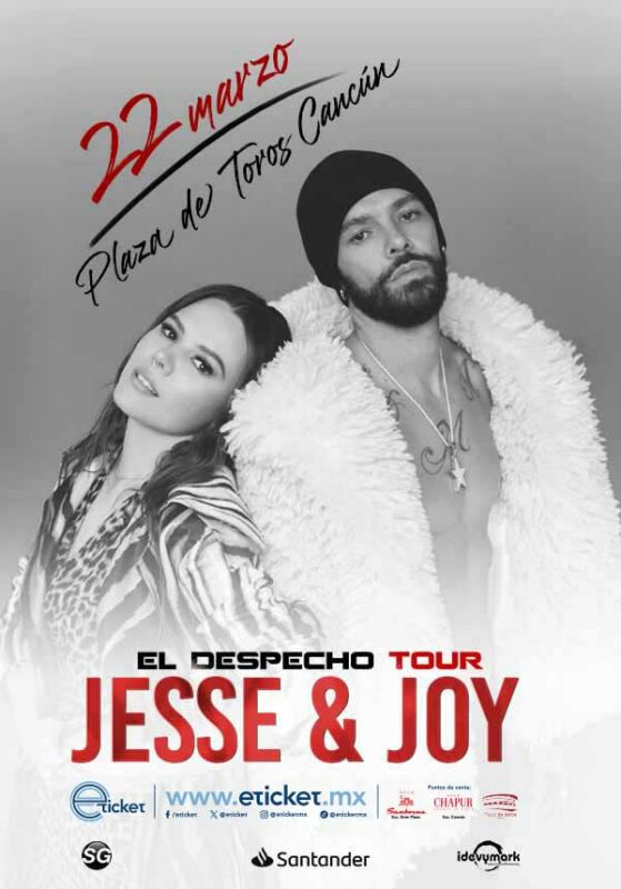 Jesse y Joy llegan a Cancún en 2025 con EL DESPECHO TOUR