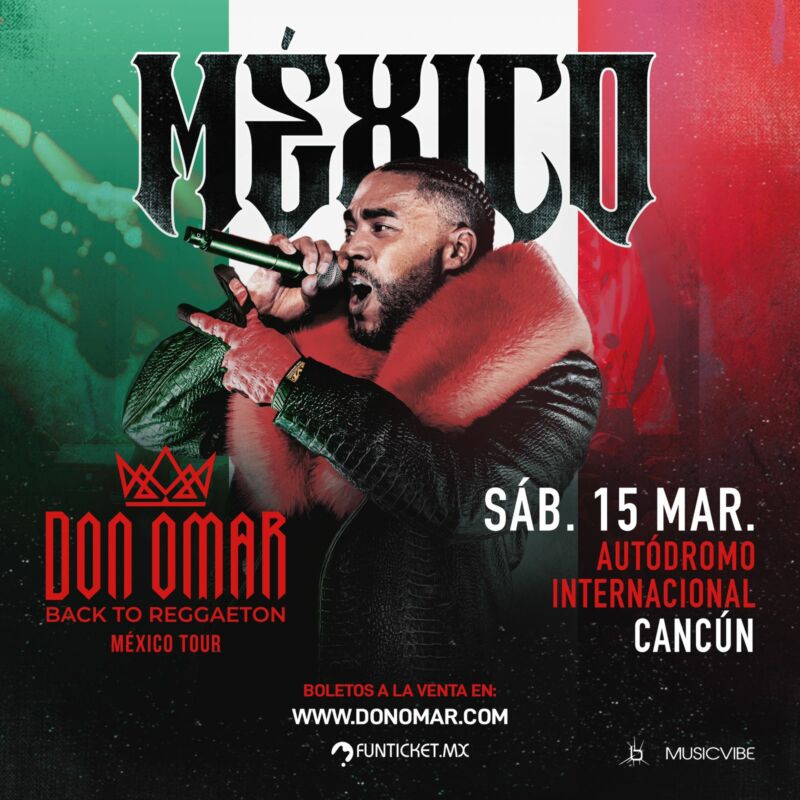 Don Omar en Cancún: ¿Dónde comprar tus boletos para el concierto?