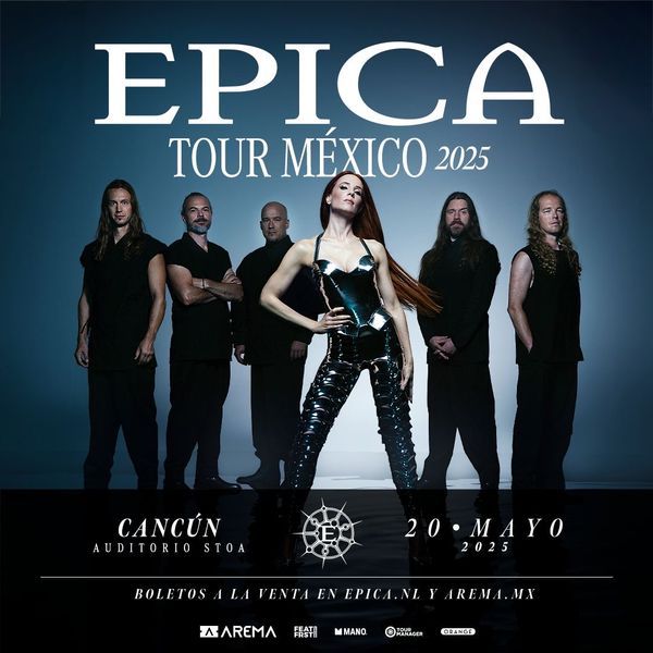 Epica en Cancún: El metal sinfónico inundará el Auditorio STOA