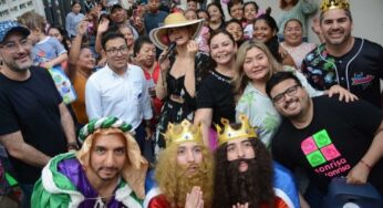 Lupita Alcocer y Luis Carlin llenan de magia y sonrisas a Cancún con su quinta caravana de juguetes