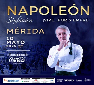 Napoleón en Mérida: La Gira Sinfónica Vive… Por Siempre Llega al Auditorio Coca Cola