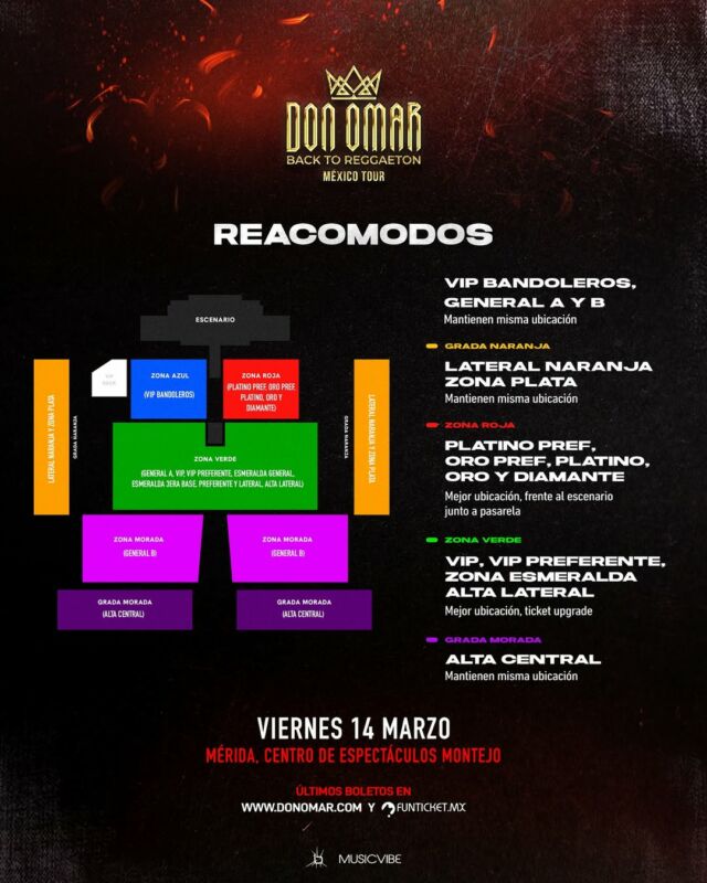 Concierto de Don Omar en Mérida cambia de sede: Información oficial