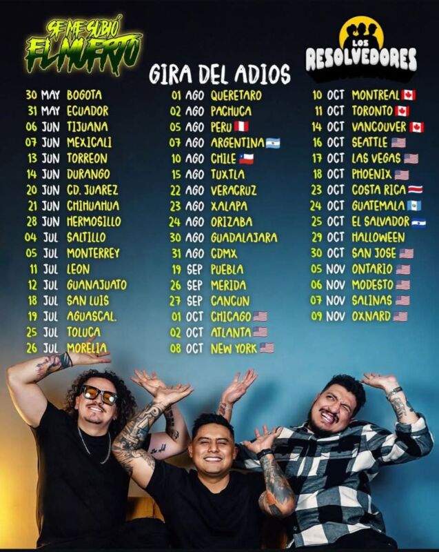 “Se Me Subió el Muerto” en Cancún este 27 de septiembre