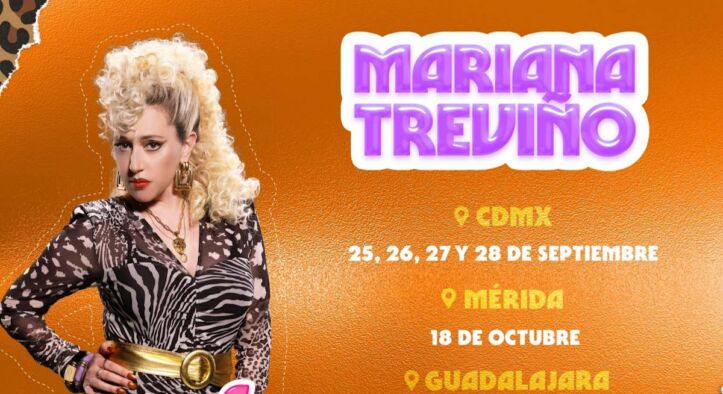 Mariana Treviño en Mérida con Mentiras El Musical este 18 de octubre