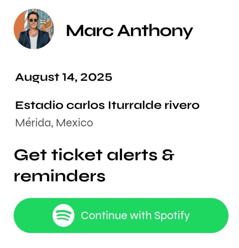 ¿Concierto de Marc Anthony en Mérida? Sería el 14 de agosto en el Carlos Iturralde