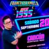 Franco Escamilla en Cancún presentando “Show 1995” este 20 de septiembre