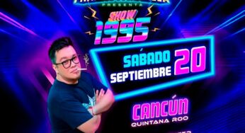 Franco Escamilla en Cancún presentando “Show 1995” este 20 de septiembre
