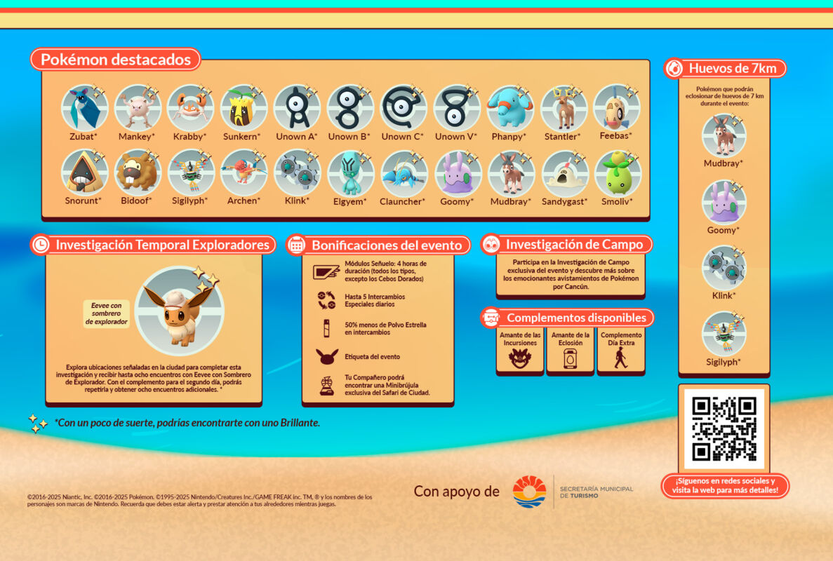 Llega a Cancún el City Safari de Pokémon GO los días 27 y 28 de septiembre