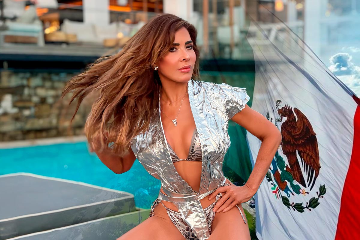 Gloria Trevi en Cancún este 15 de septiembre luego del Grito de Independencia