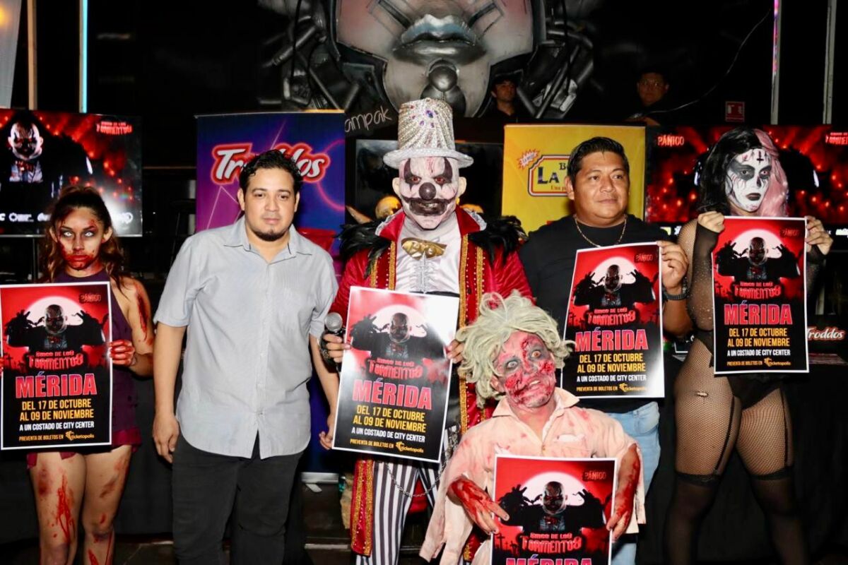 “Pánico”: el Circo de los Tormentos vuelve a Mérida para desatar el miedo como nunca antes